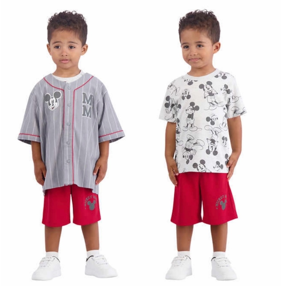 Mickey Mouse Kids' 3-piece Jersey Set